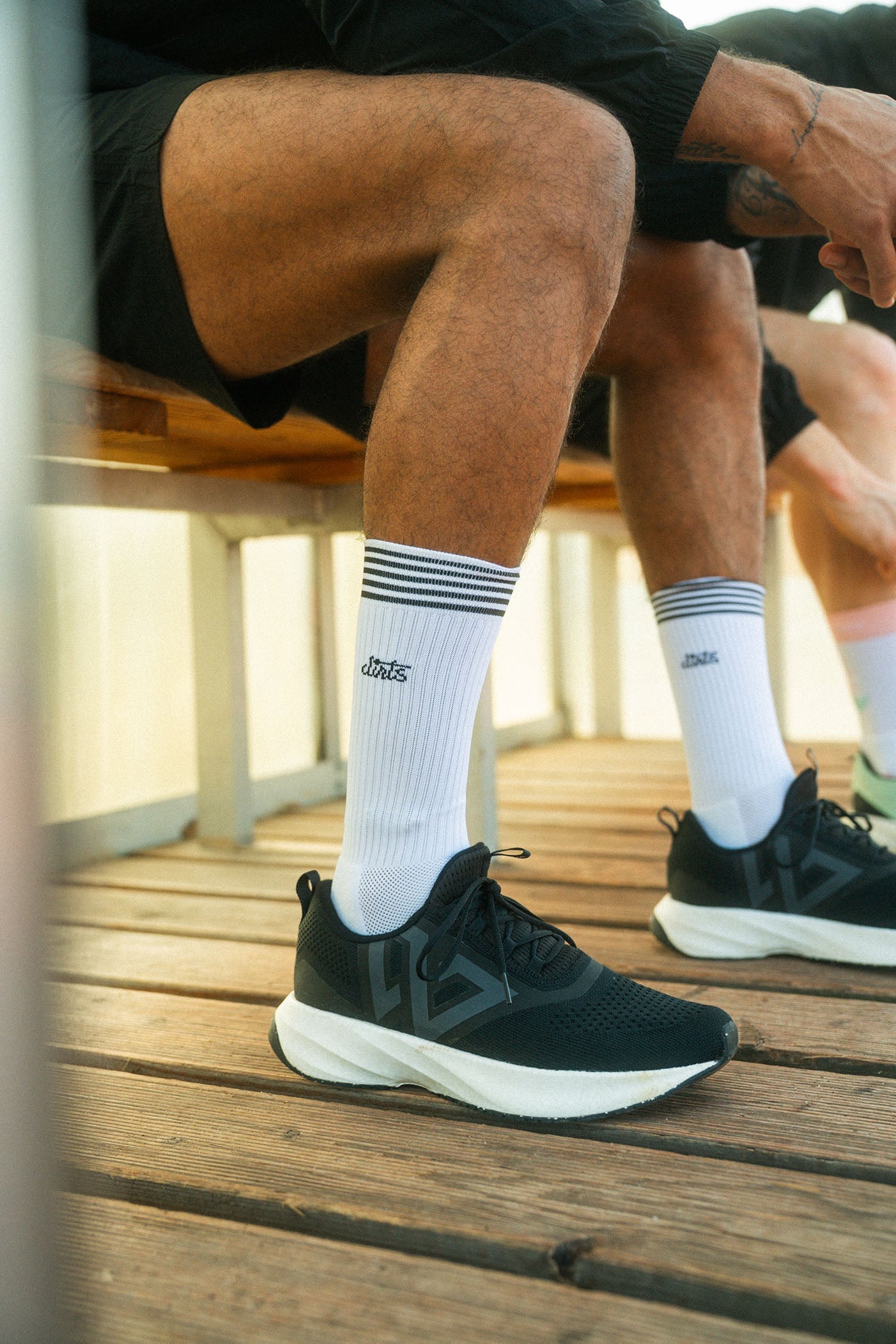 Striped Athletic Socks von DIRTS