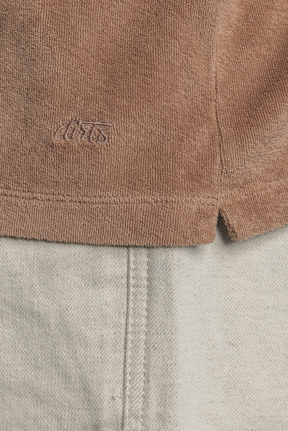 Terry T-Shirt in verschiedenen Farben aus Bio Baumwolle von Dirts