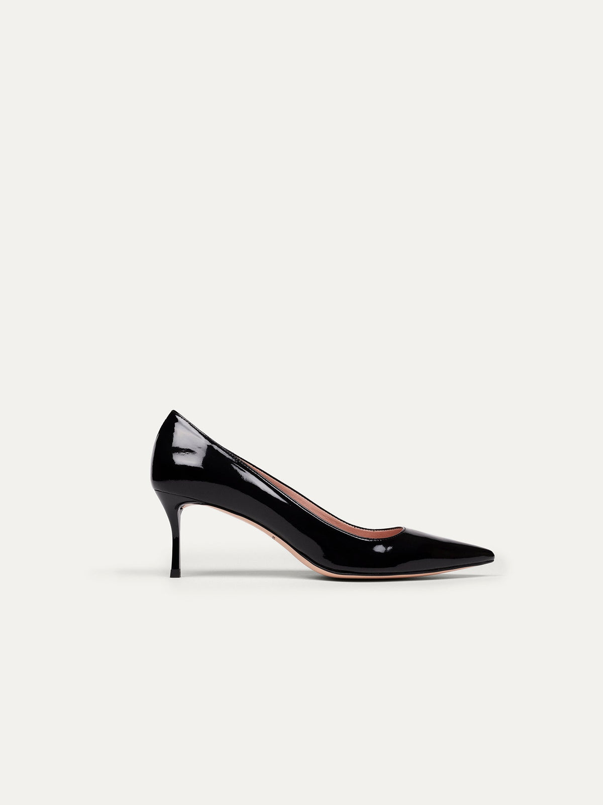 Bikkou 10AM Monday at the Office vegan black patent pumps