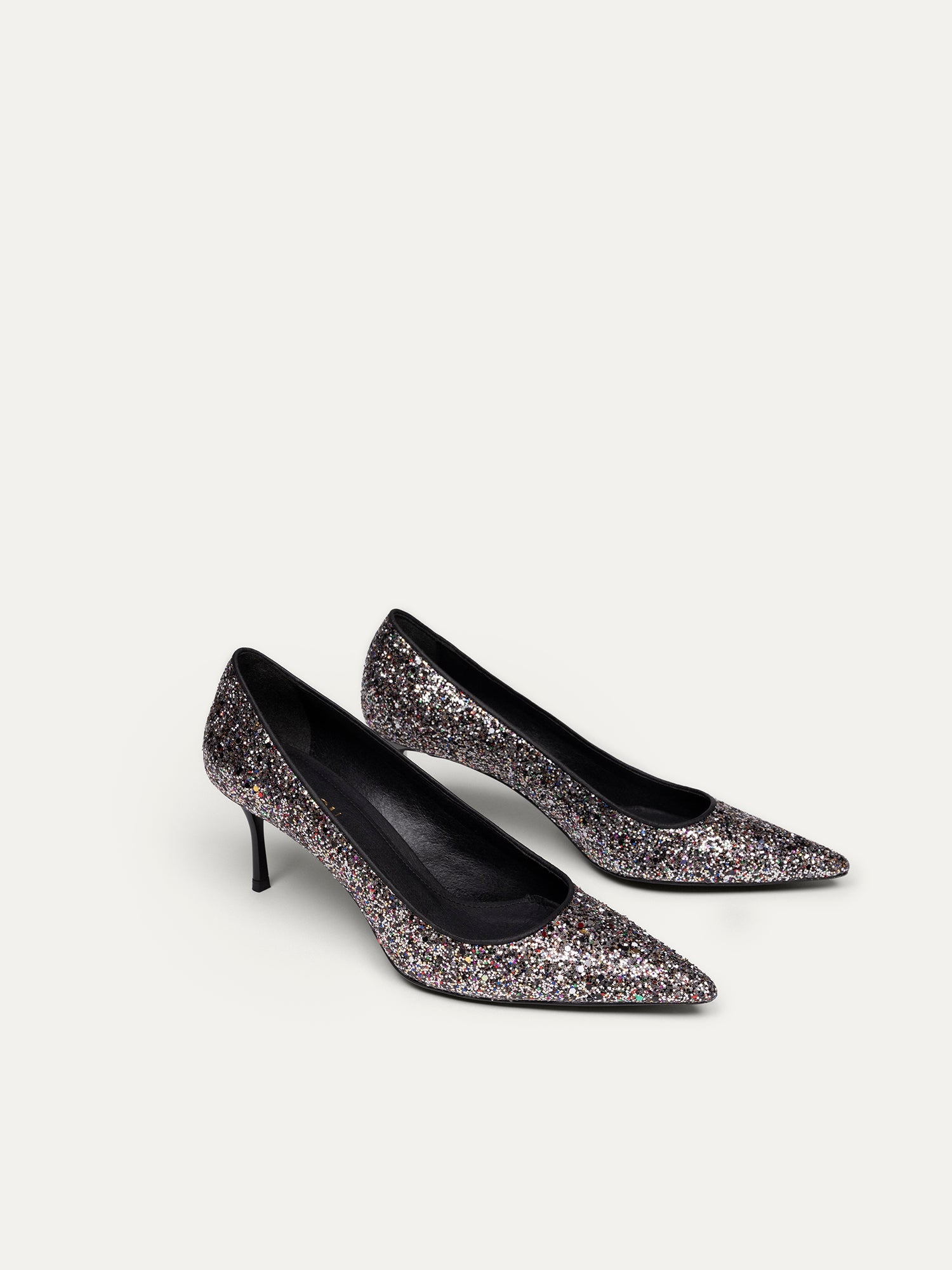 Glittery pumps 10 on Monday at the office made of cotton by Bikkou