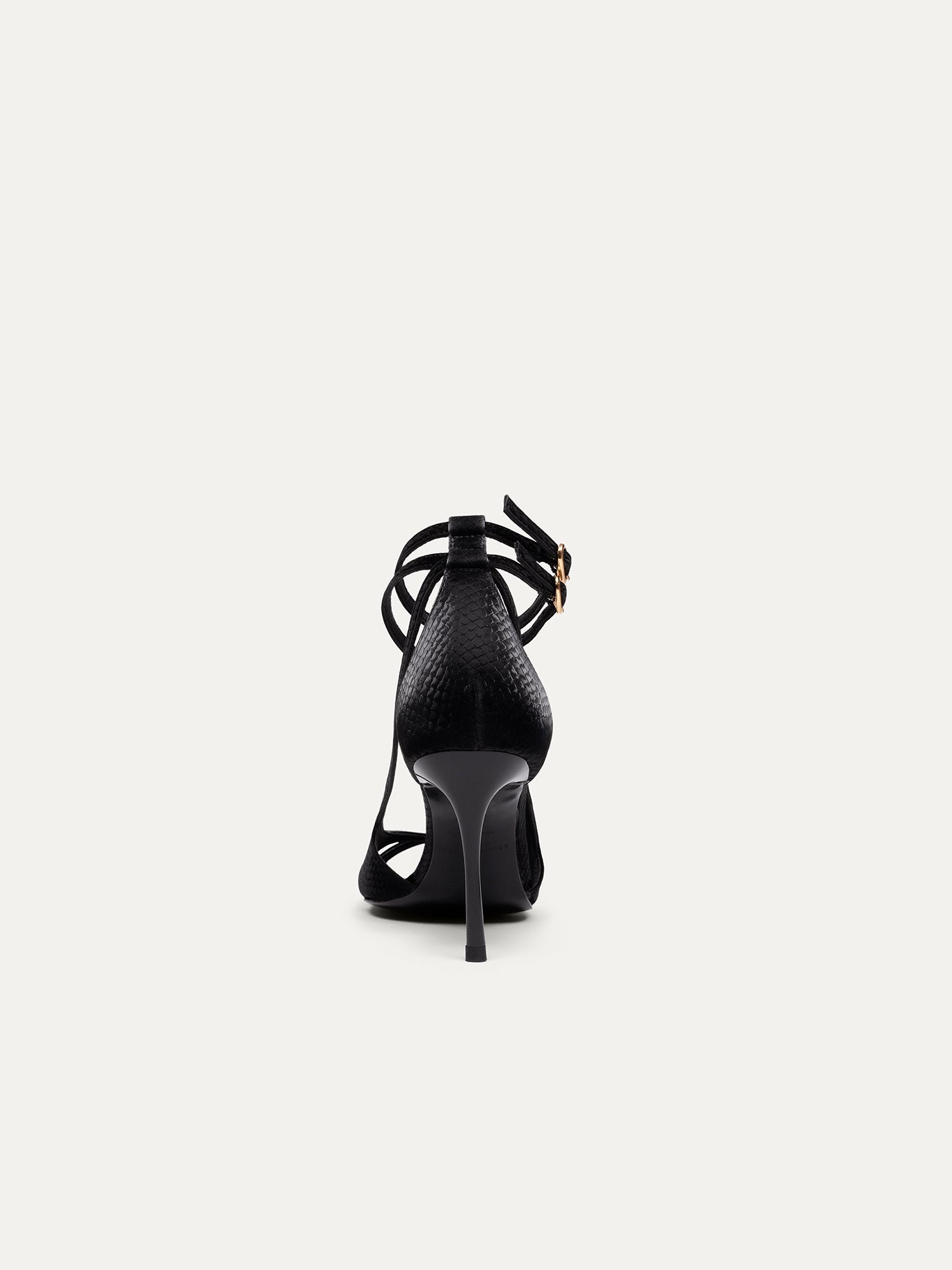 Black high heels 9 pm Drinks with friends made of recycled polyester by Bikkou