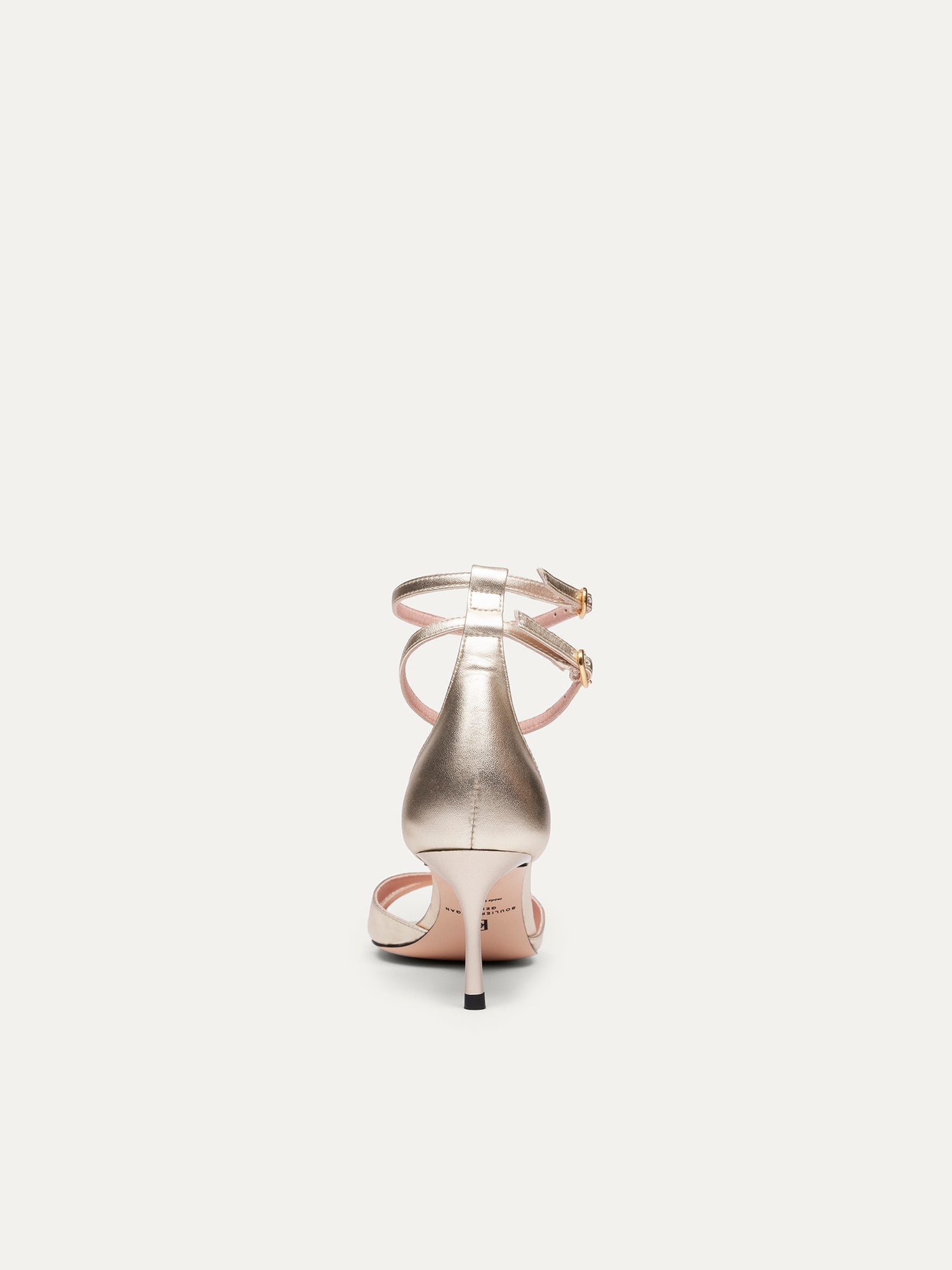 Talons hauts doré clair 12h30 Déjeuner d'été en polyester recyclé par Bikkou