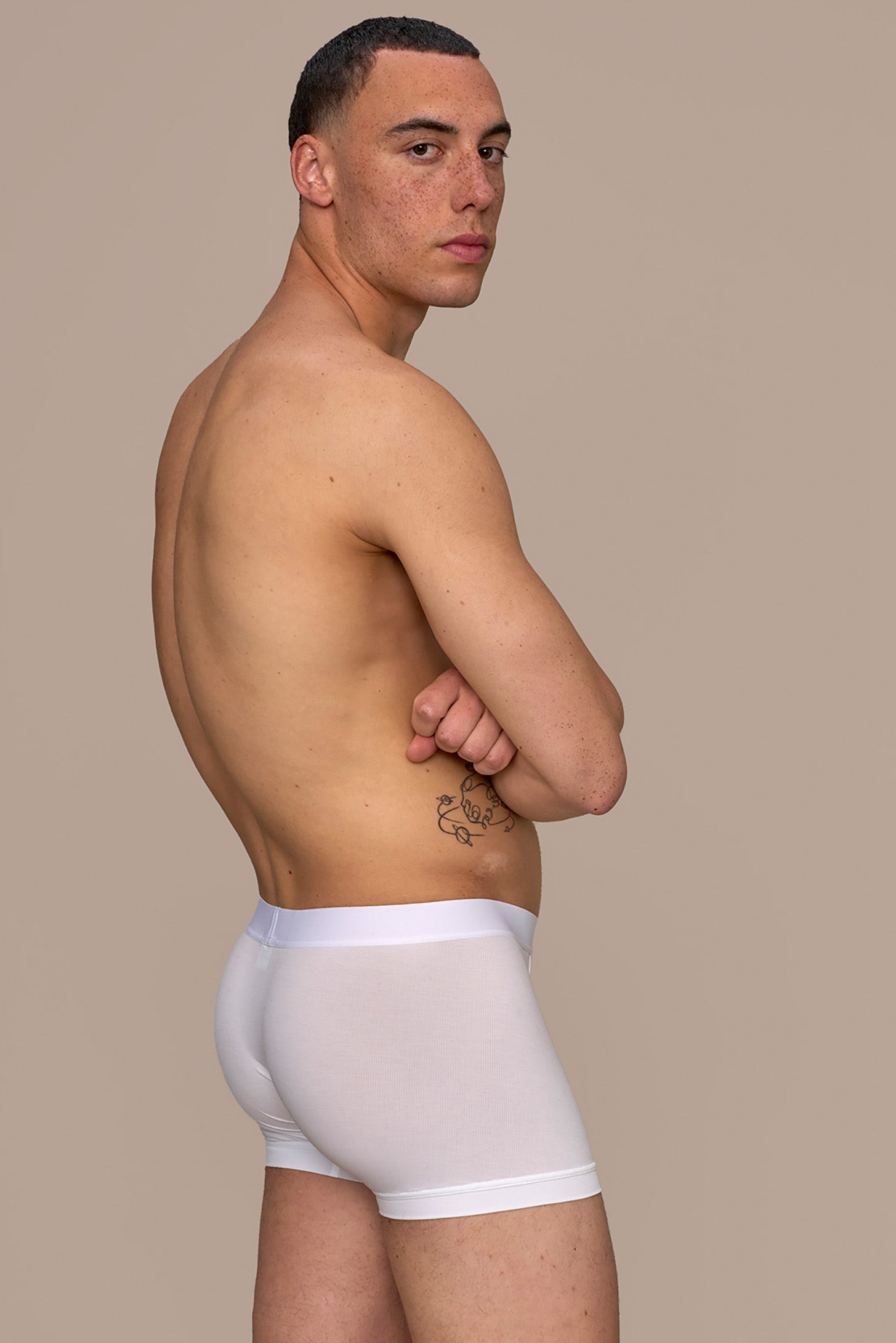 Boxer Blanc en Micro Modal de moi basics