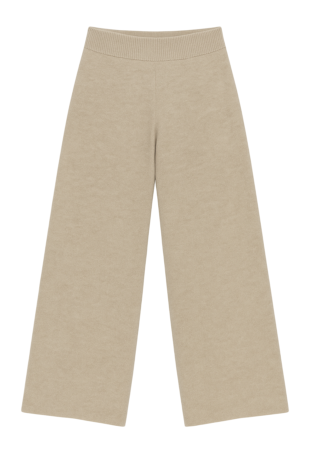 Wide Leg Pants Cashmere/Silk Greige von Pura Clothing