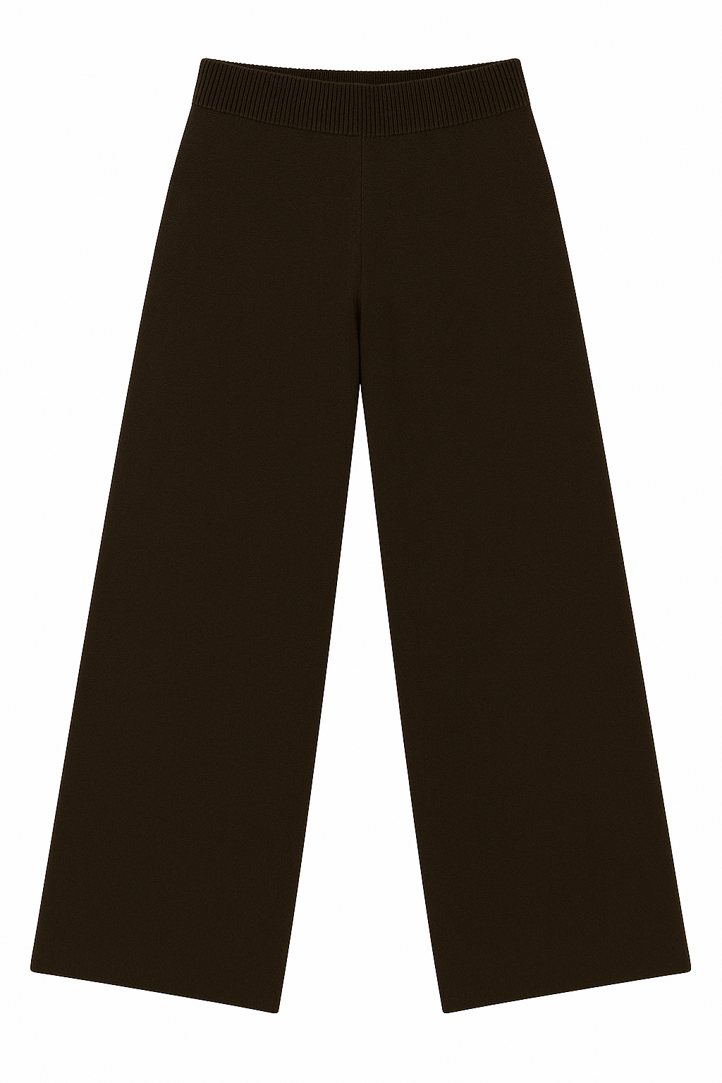 Wide Leg Pants Cashmere/Silk Brown von Pura Clothing