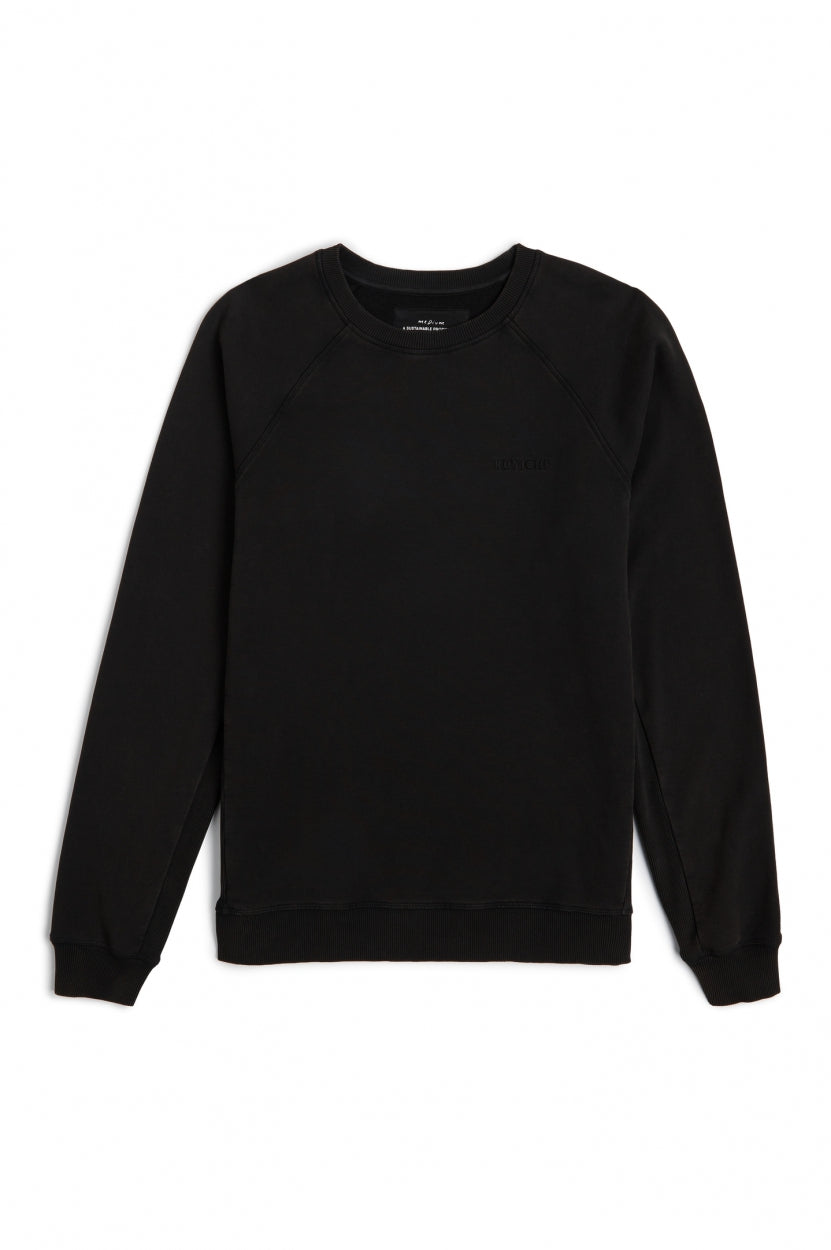 Sweater Randy in schwarz aus 100% Bio - Baumwolle von Kuyichi