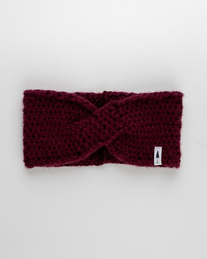 Bordeaux | TreeHeadband Knitted Twist | NIKIN