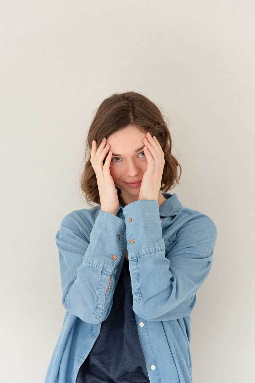 Bluse Mia im Jeans-Look aus Tencel von Kuyichi