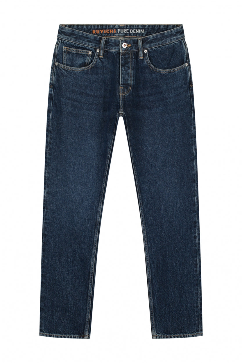Jeans Codie en Kind of Blue en coton biologique et denim recyclé par Kuyichi