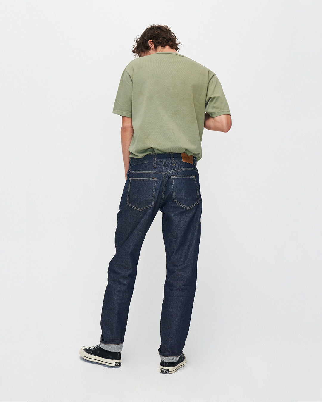 Jeans Scott Regular "Orange Selvedge" aus Recycled Raw Denim von Kuyichi