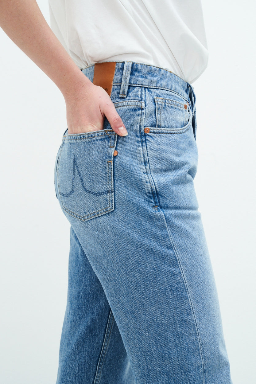 Jeans Rosa straight aus Bio - Baumwolle von Kuyichi