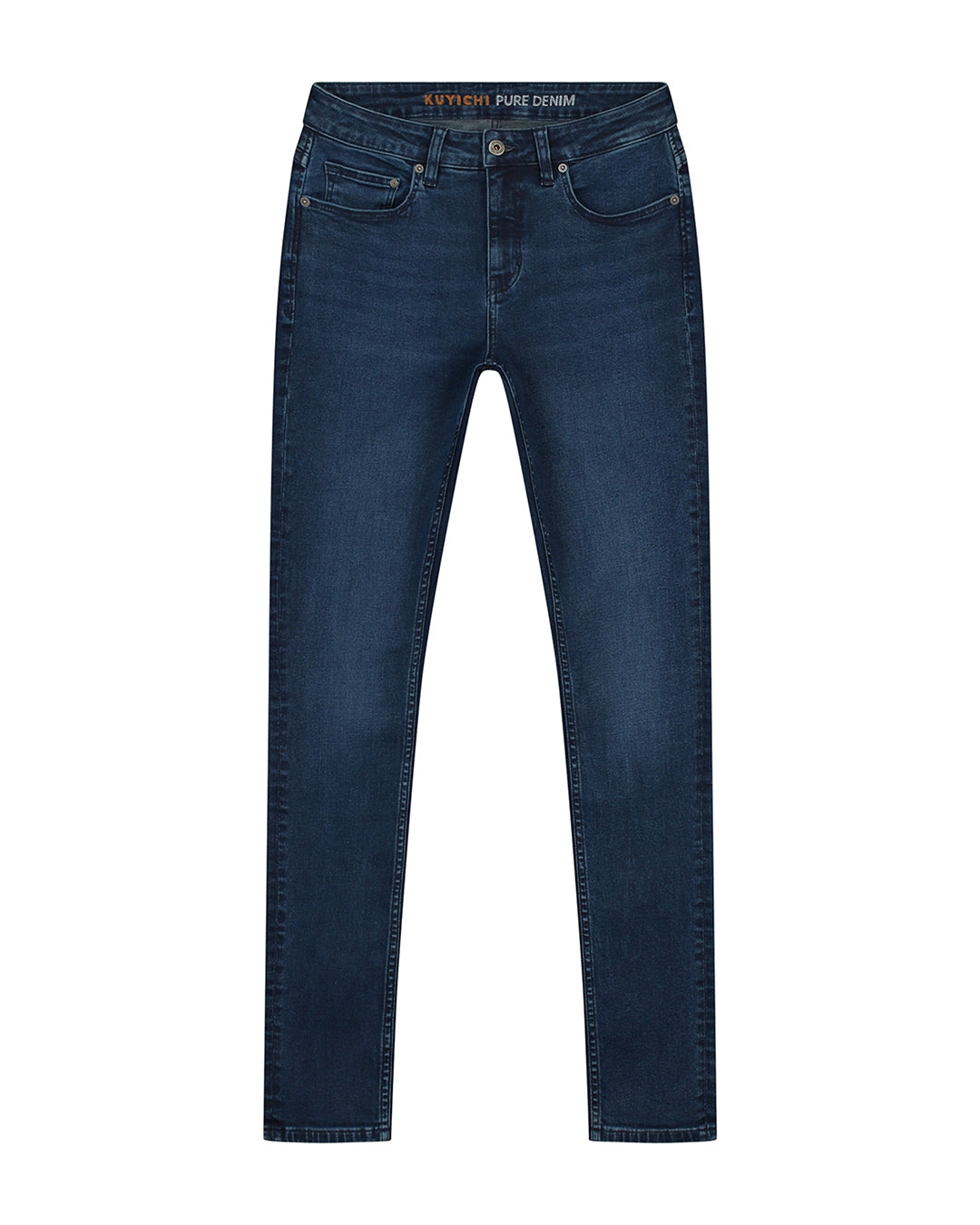 Jeans Carey Skinny in True Blue aus Bio - Baumwolle von Kuyichi