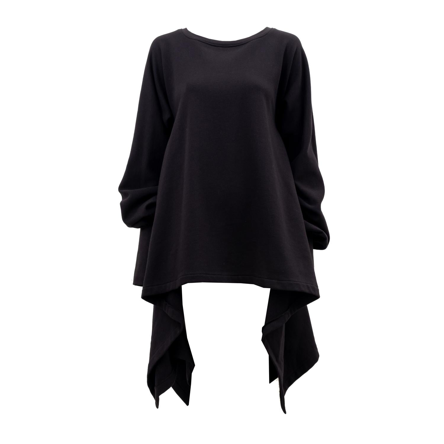 Flowy oversized sweater with bell sleeves
