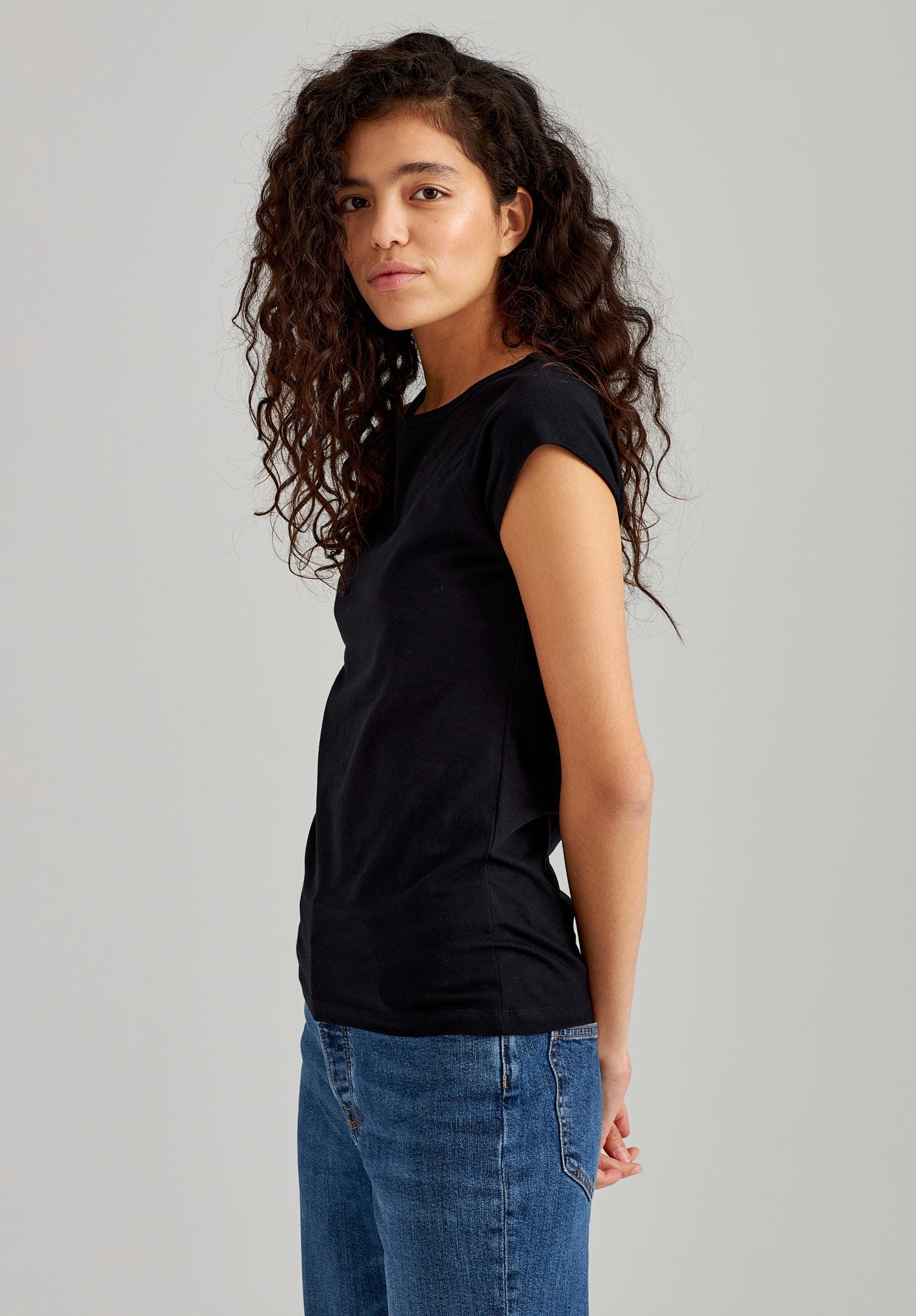 Schwarzes T-Shirt 3-Pack TT01 aus Bio-Baumwolle von Thokkthokk