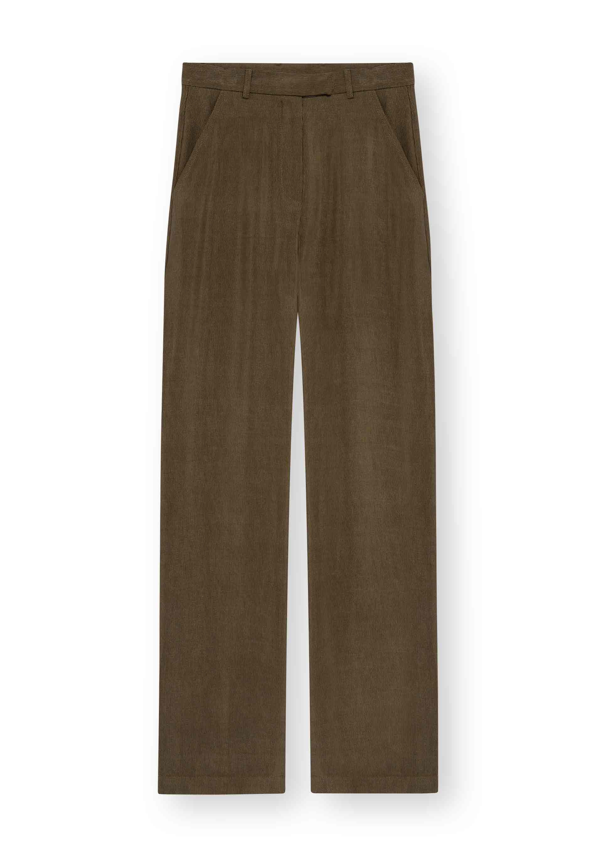 Hose JEANNI olivfarben von LOVJOI aus Ecovero™
