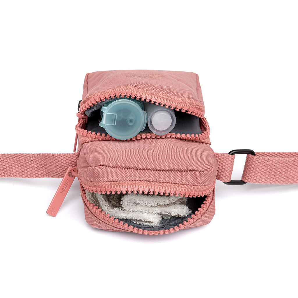 Pink Amsterdam Vandra shoulder bag made from recycled PET by Lefrik