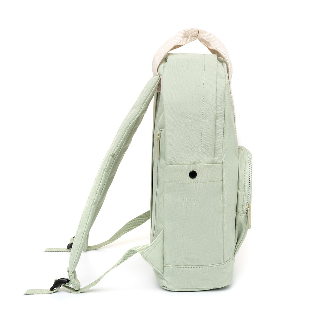 Light green backpack Capsule (15l) made from recycled PET plastic bottles
