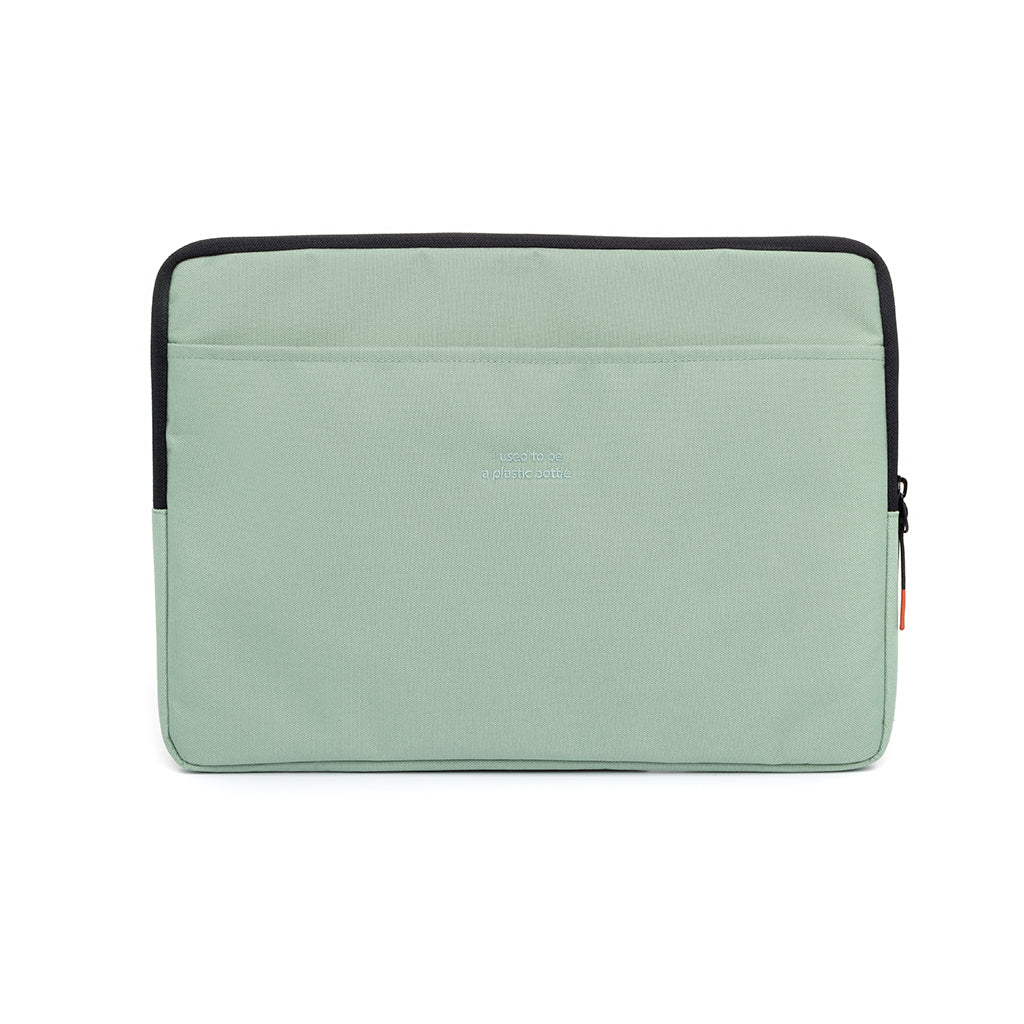 Sacoche pour ordinateur portable Green Capture Sage en PET recyclé de Lefrik