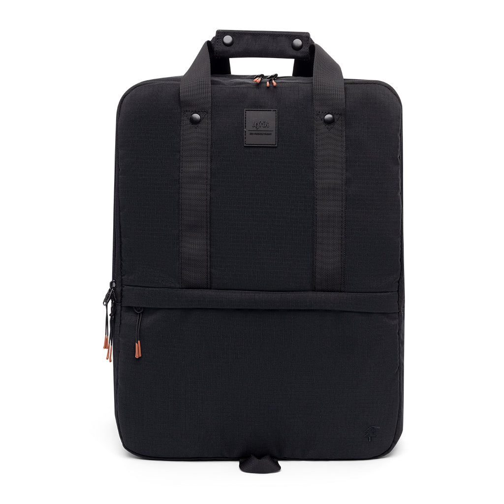Black Daily Vandra Business backpack made from recycled PET by Lefrik