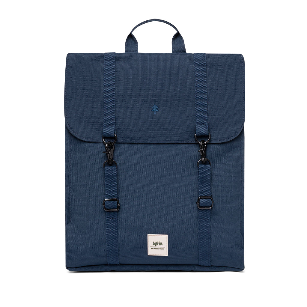 Blauer Rucksack Handy Metal aus recyceltem PET von Lefrik