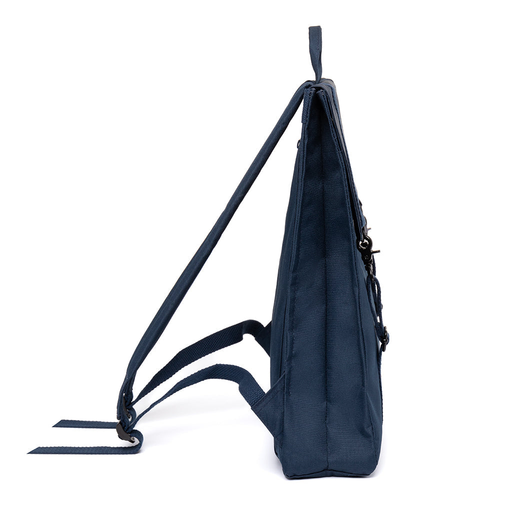 Blauer Rucksack Handy Metal aus recyceltem PET von Lefrik