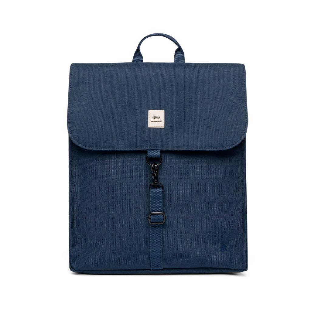 Blauer Rucksack Handy Mini aus recyceltem PET von Lefrik