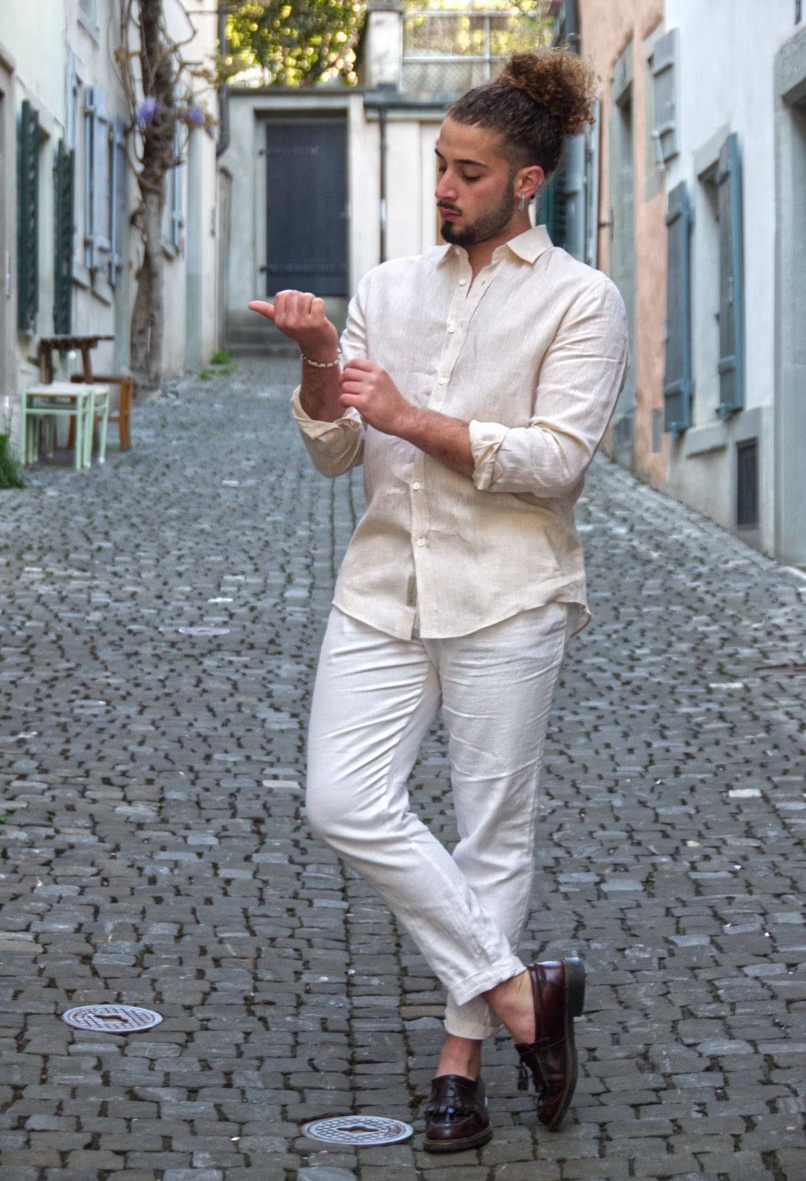 Classico beige Hemd
