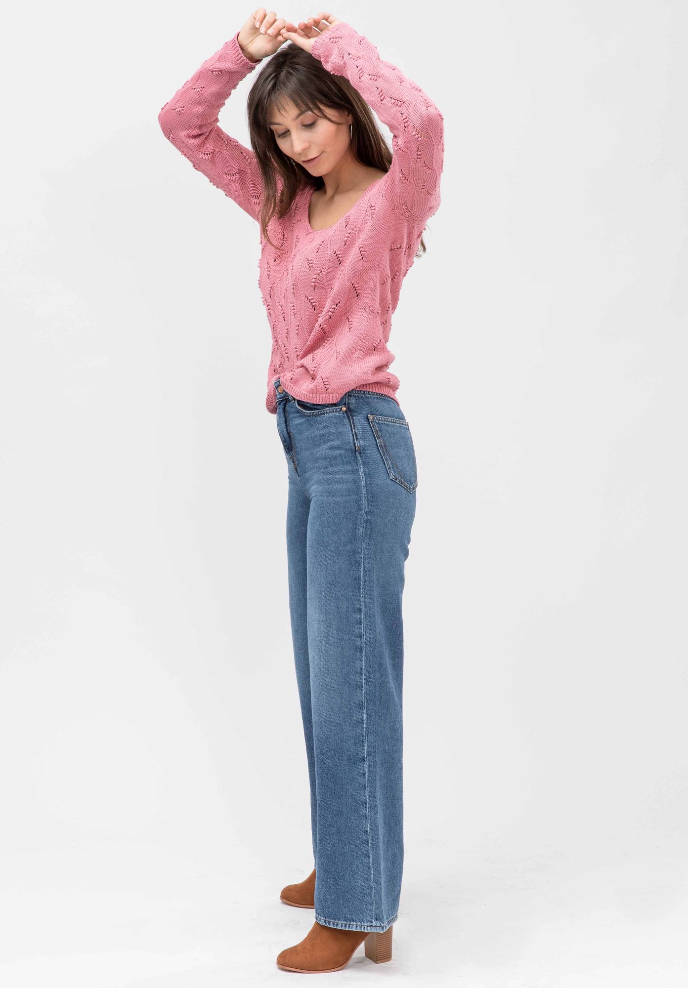 Jeans BARLERIA in blau von LOVJOI aus Bio-Baumwolle