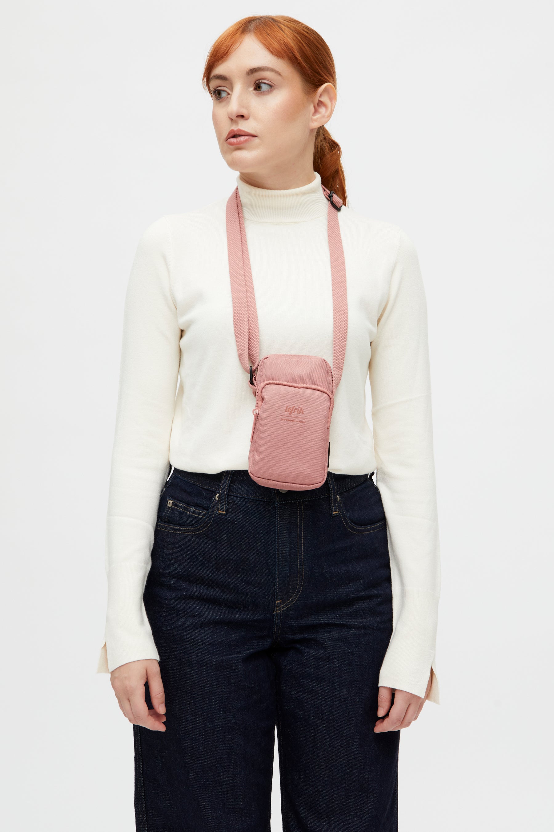 Pink Amsterdam Vandra shoulder bag made from recycled PET by Lefrik