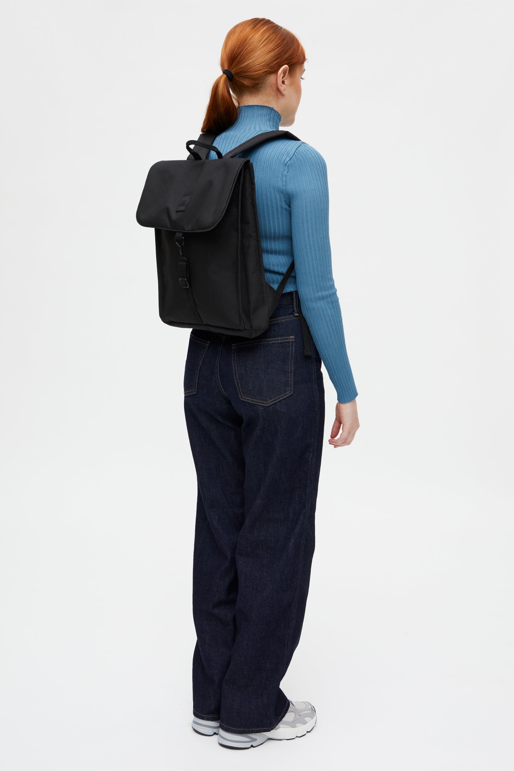 Black Handy Mini backpack made from recycled PET from Lefrik