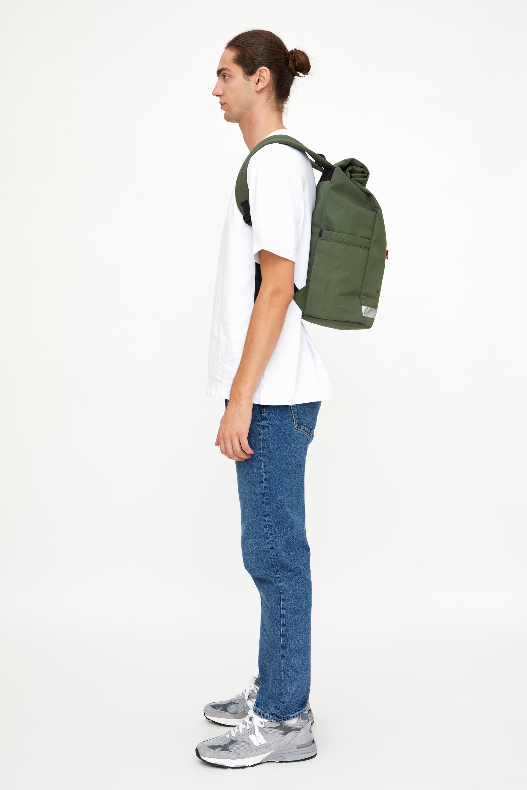 Grüner Rucksack Lars Roll Vandra aus recyceltem PET von Lefrik