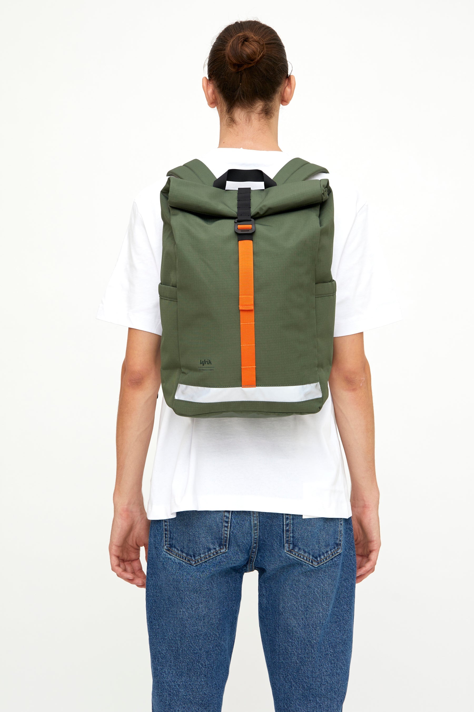 Grüner Rucksack Lars Roll Vandra aus recyceltem PET von Lefrik