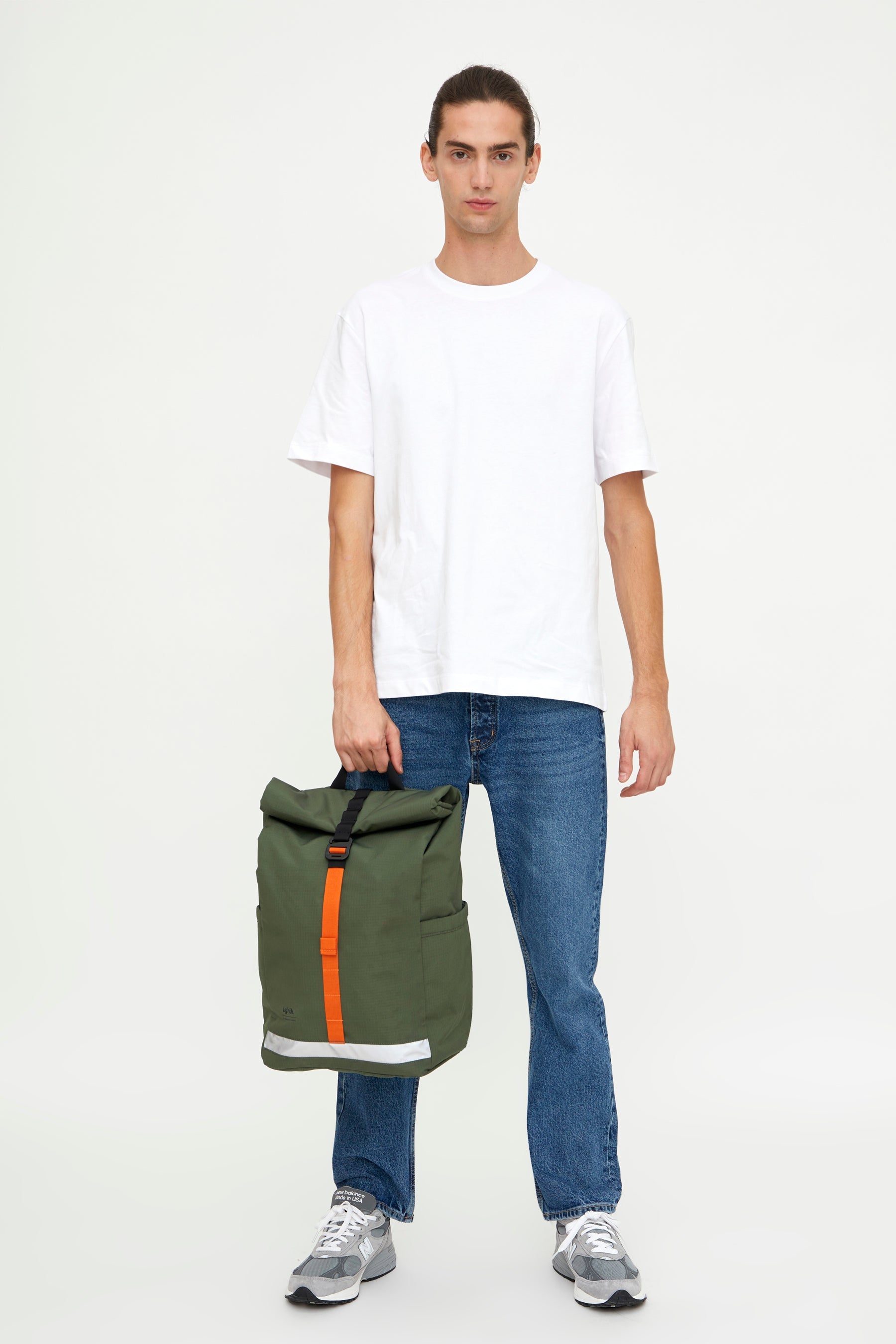 Grüner Rucksack Lars Roll Vandra aus recyceltem PET von Lefrik