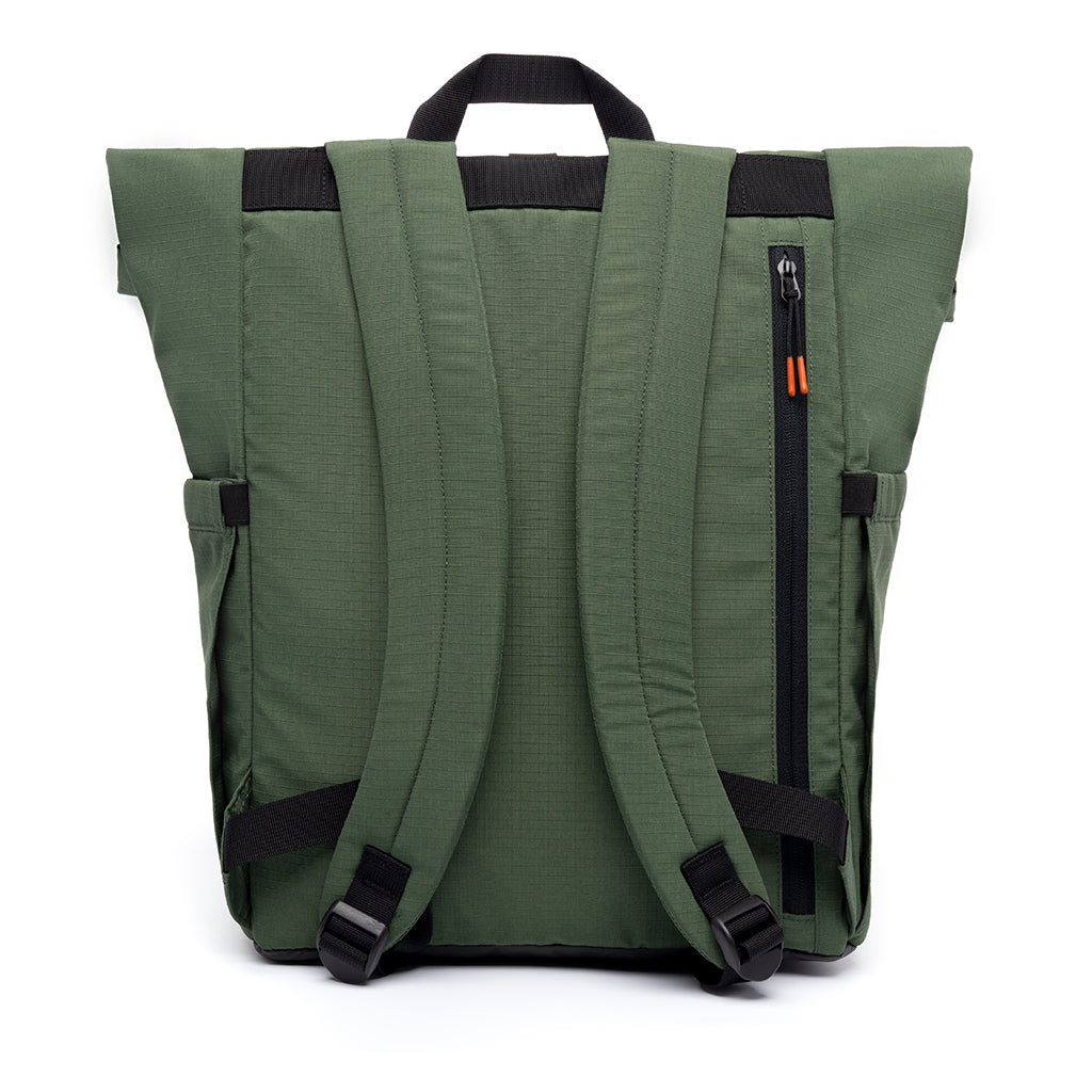 Grüner Rucksack Lars Roll Vandra aus recyceltem PET von Lefrik