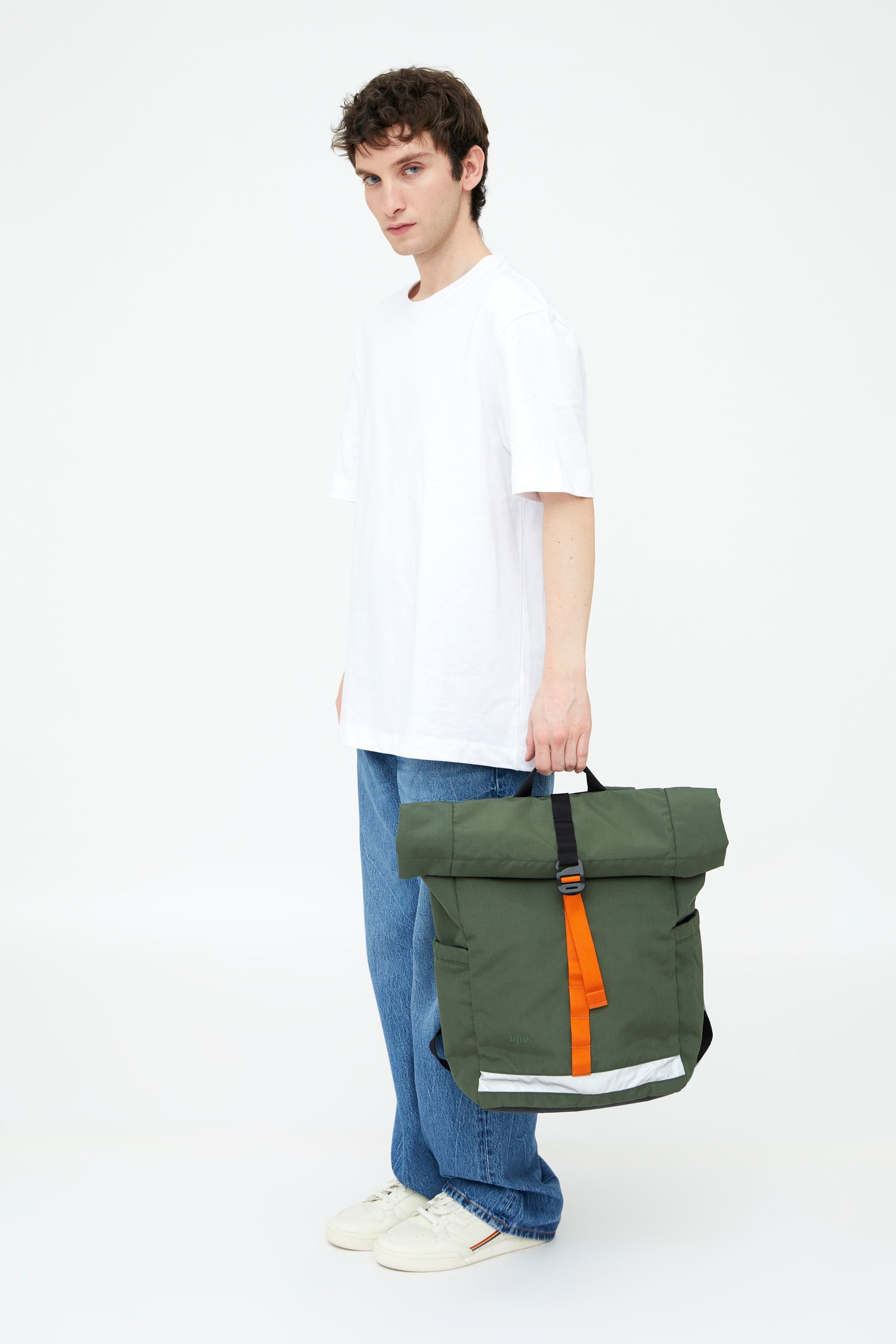 Grüner Rucksack Lars Roll Vandra aus recyceltem PET von Lefrik
