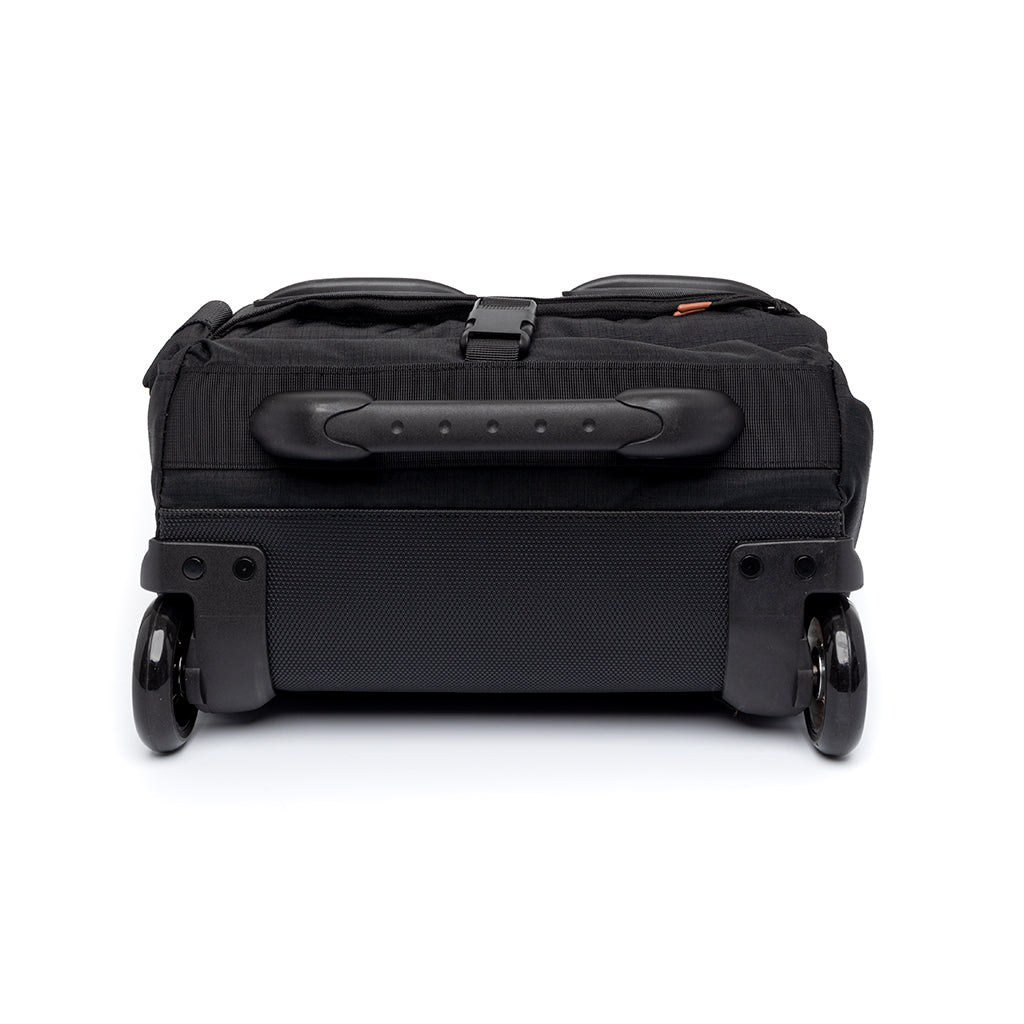 Black Maverick Ripstop travel trolley made from recycled PET from Lefrik