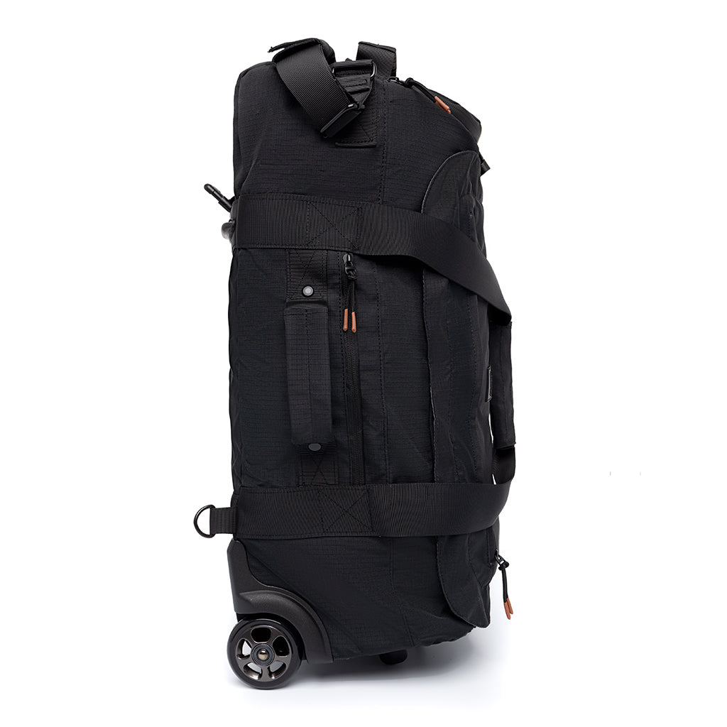 Black Maverick Ripstop travel trolley made from recycled PET from Lefrik