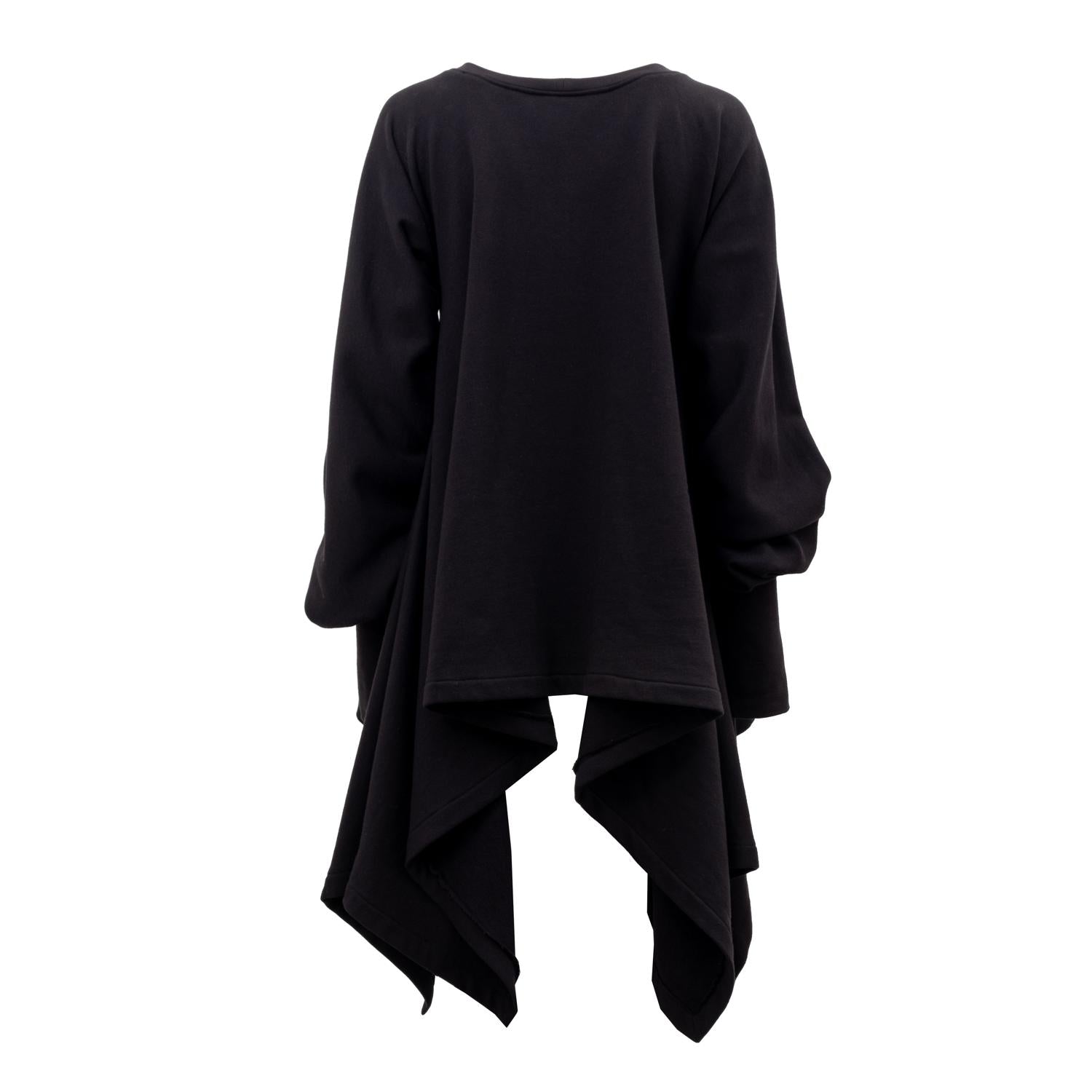 Flowy oversized sweater with bell sleeves