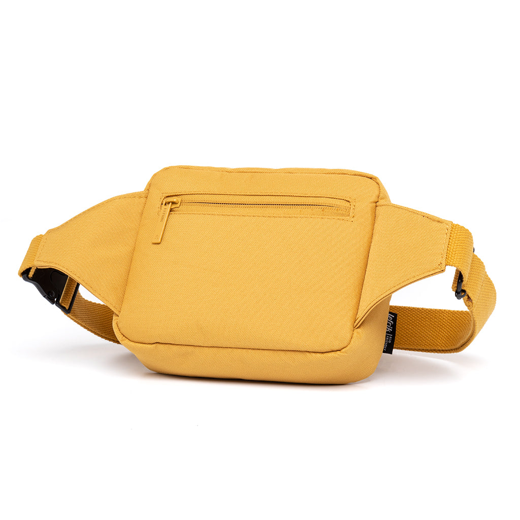 Gelbe Bauchtasche Reef Crossbody aus recyceltem PET von Lefrik