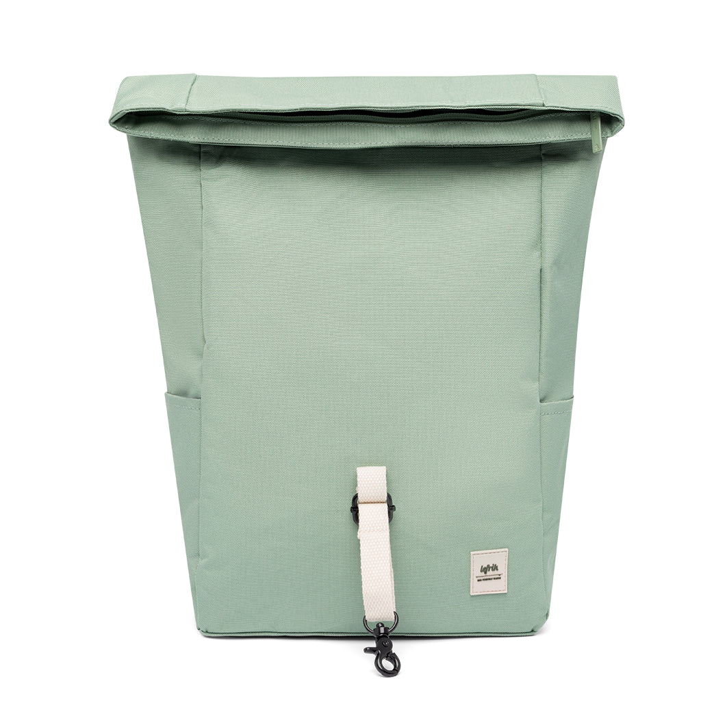 Grüner Rucksack Roll Mini aus recyceltem PET von Lefrik