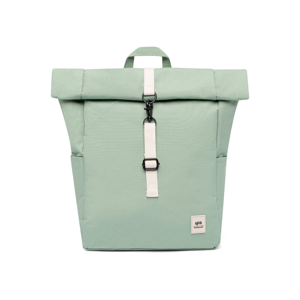 Grüner Rucksack Roll Mini aus recyceltem PET von Lefrik