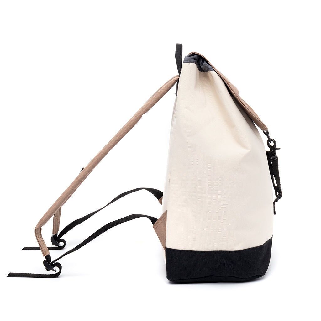 Beiger Rucksack Scout Metal aus recyceltem PET von Lefrik