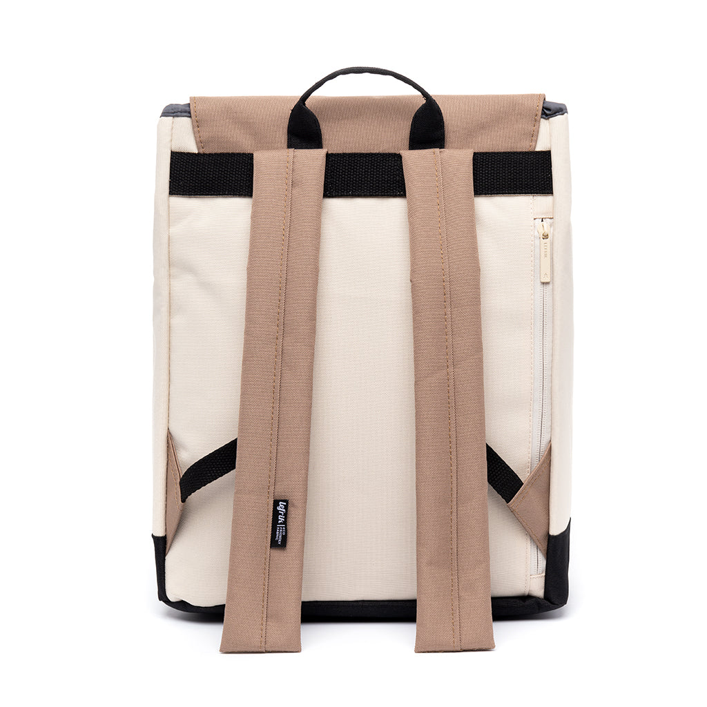Beiger Rucksack Scout Metal aus recyceltem PET von Lefrik