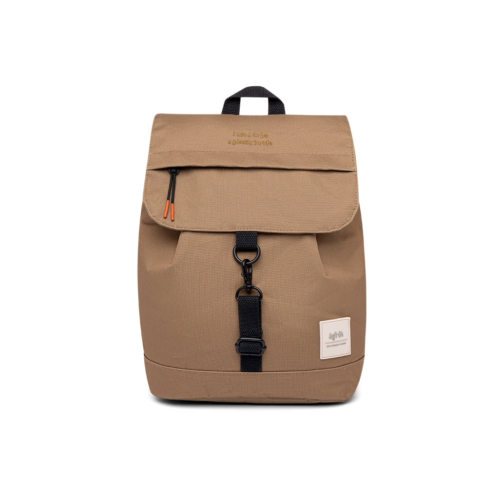 Brauner Rucksack Scout Mini aus recyceltem PET von Lefrik