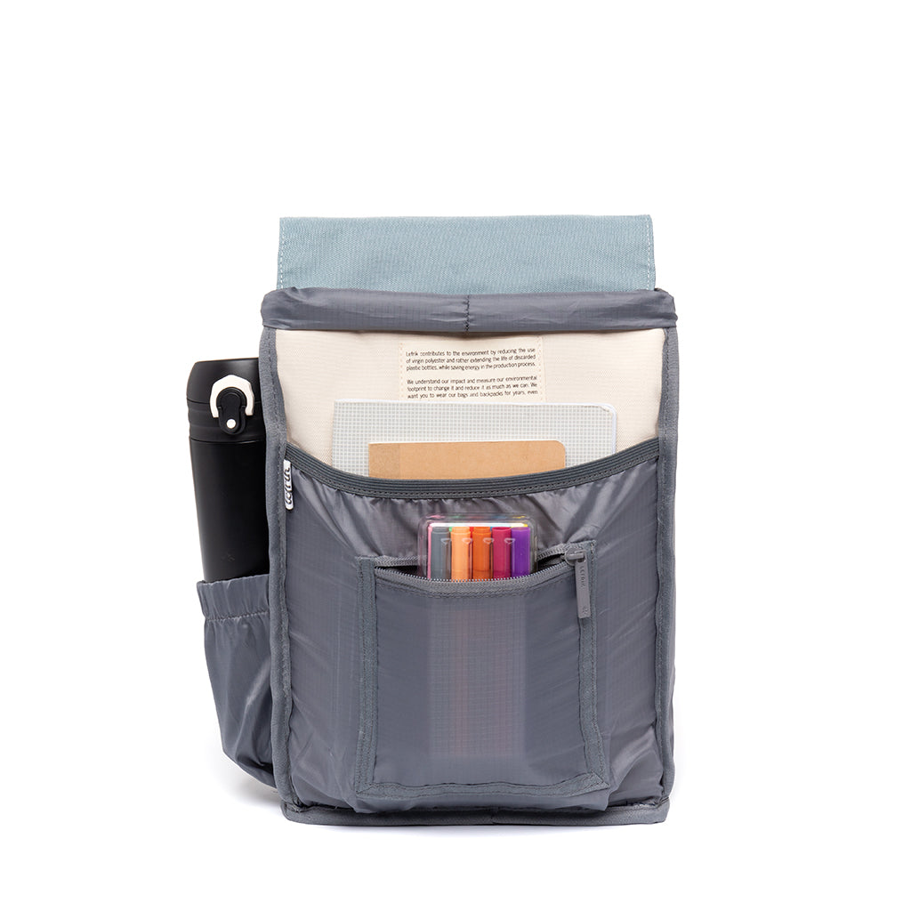 Beiger Rucksack Scout Mini aus recyceltem PET von Lefrik