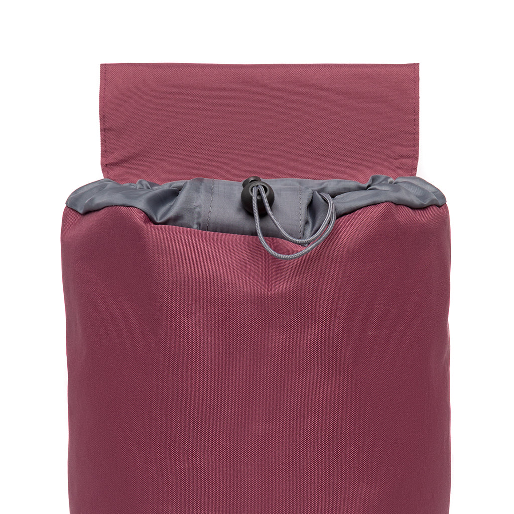 Red Scout Mini backpack made from recycled PET from Lefrik