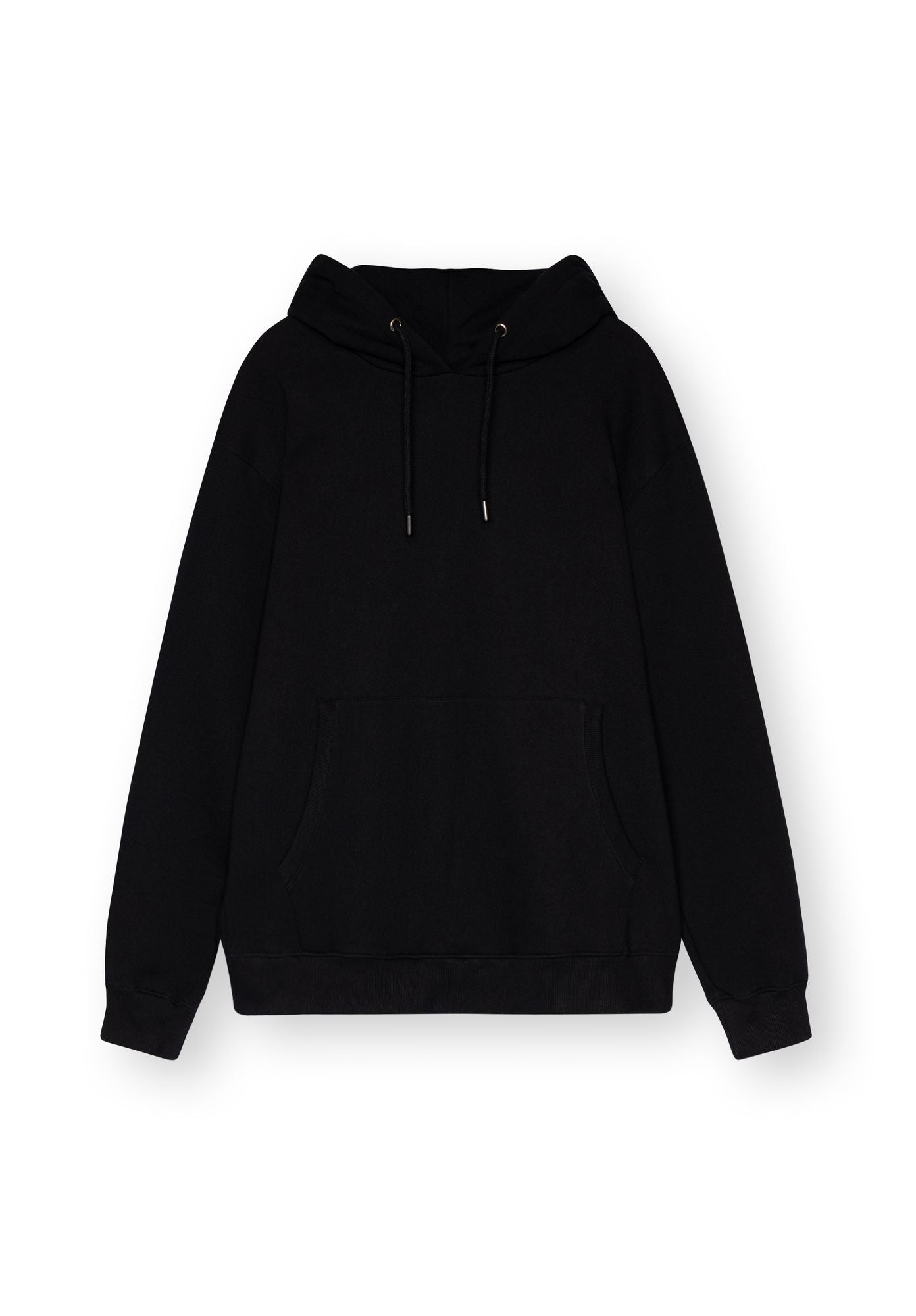 Hoodie Unisex in schwarz aus Biobaumwolle von ThokkThokk (S)