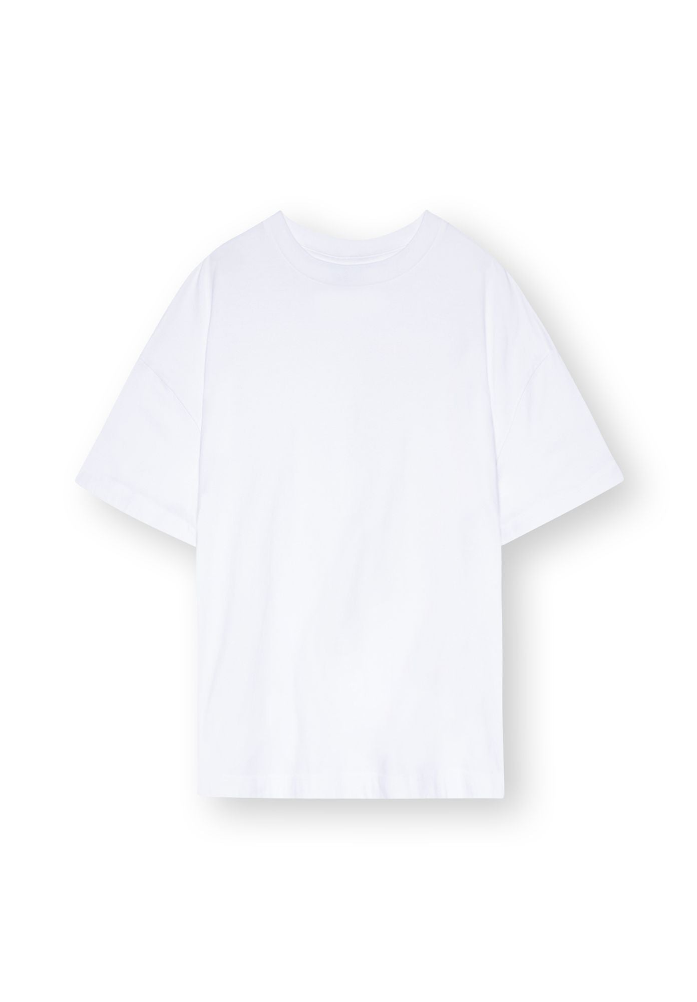 Bigshirt unisex in weiss mit Rückenprint von ThokkThokk (S)