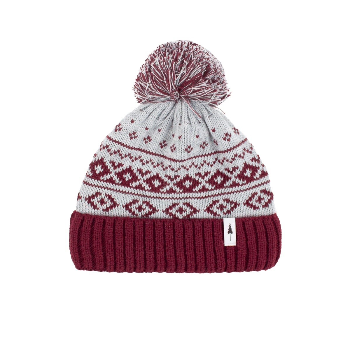 Pompon norvégien tricoté Polylana® plié