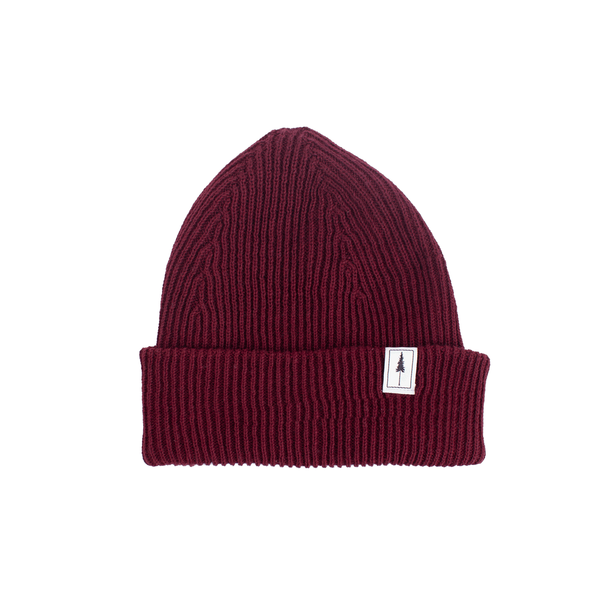 Bordeaux | Folded Ripped | Beanie | NIKIN